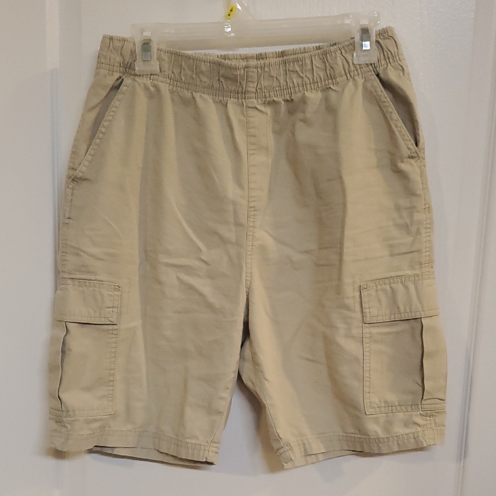 THE CHILDREN'S PLACE BOYS PULL ON CARGO SHORTS IN SANDWASH SIZE 18